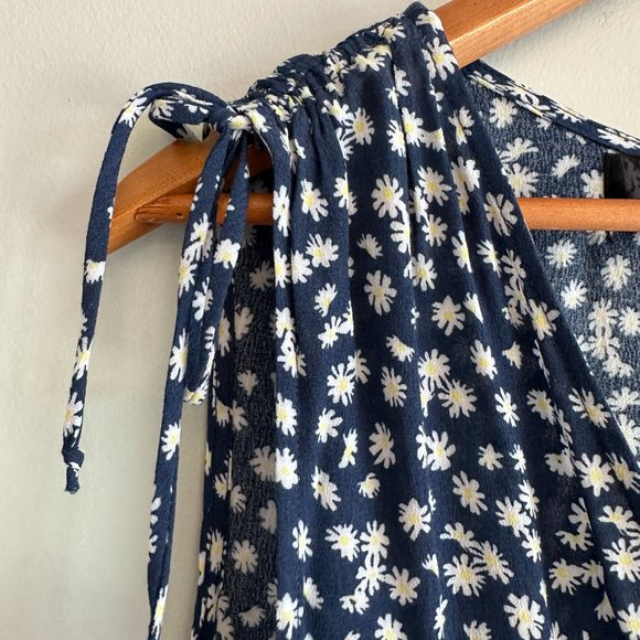 Code x Mode NWT Floral Sleeveless Vneck Button Down Mini Dress Women's MEDIUM - Picture 3 of 8